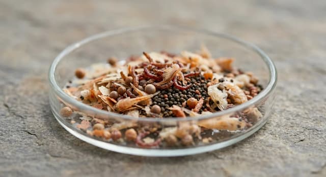 Aquarium food appropriate for feeding Bumblebee Goby