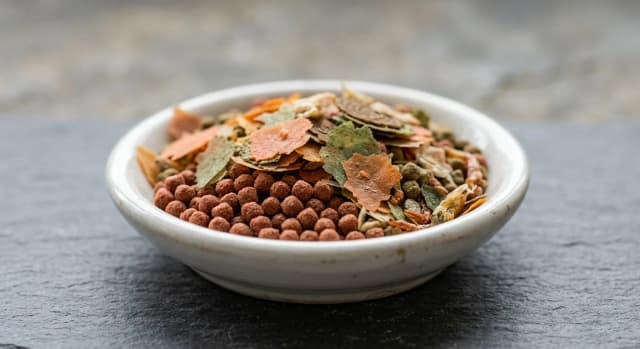 Aquarium food appropriate for feeding Molly